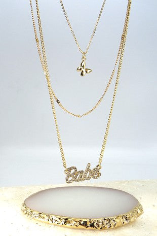 Multi Layer Babe Necklace