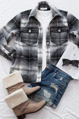 Flannel Plaid Shacket