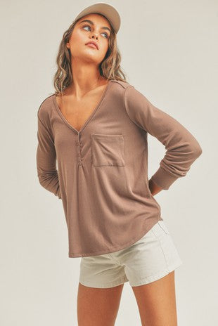 Basic V-Neck Top