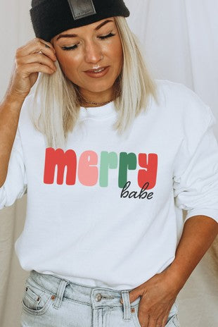 Merry Babe Crewneck