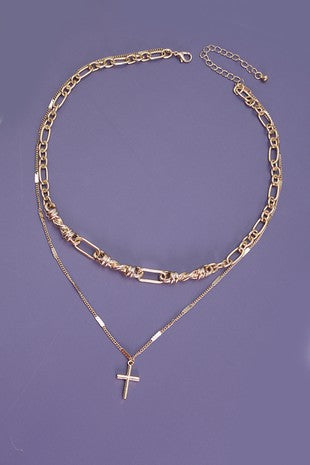 Chunky Cross Necklace