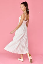 Load image into Gallery viewer, Sophia Twist Front Tiered Midi Dress

