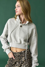 Load image into Gallery viewer, Sofia Loose Fit Crop Length Sweatshirt
