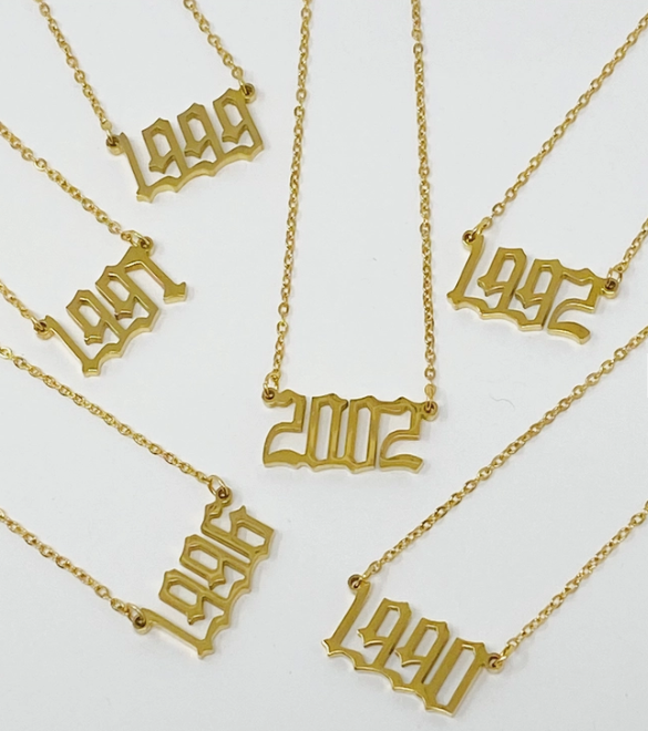 Birth Year Necklace