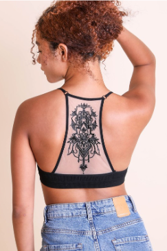 Mesh Racerback Bralette