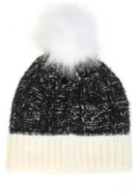 Load image into Gallery viewer, Faux Fur Fuzzy Pom Beanie
