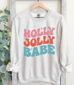 Holly Jolly Babe Crewneck